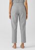 Organic Cotton Linen Ticking Stripe Tapered Pant