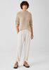 Soft Twill Pleated Tapered Pant