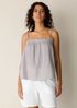 Striped Organic Cotton Gauze Cami