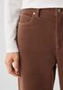 Organic Cotton Stretch Corduroy Straight Pant