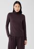 Fine Jersey Scrunch Neck Top