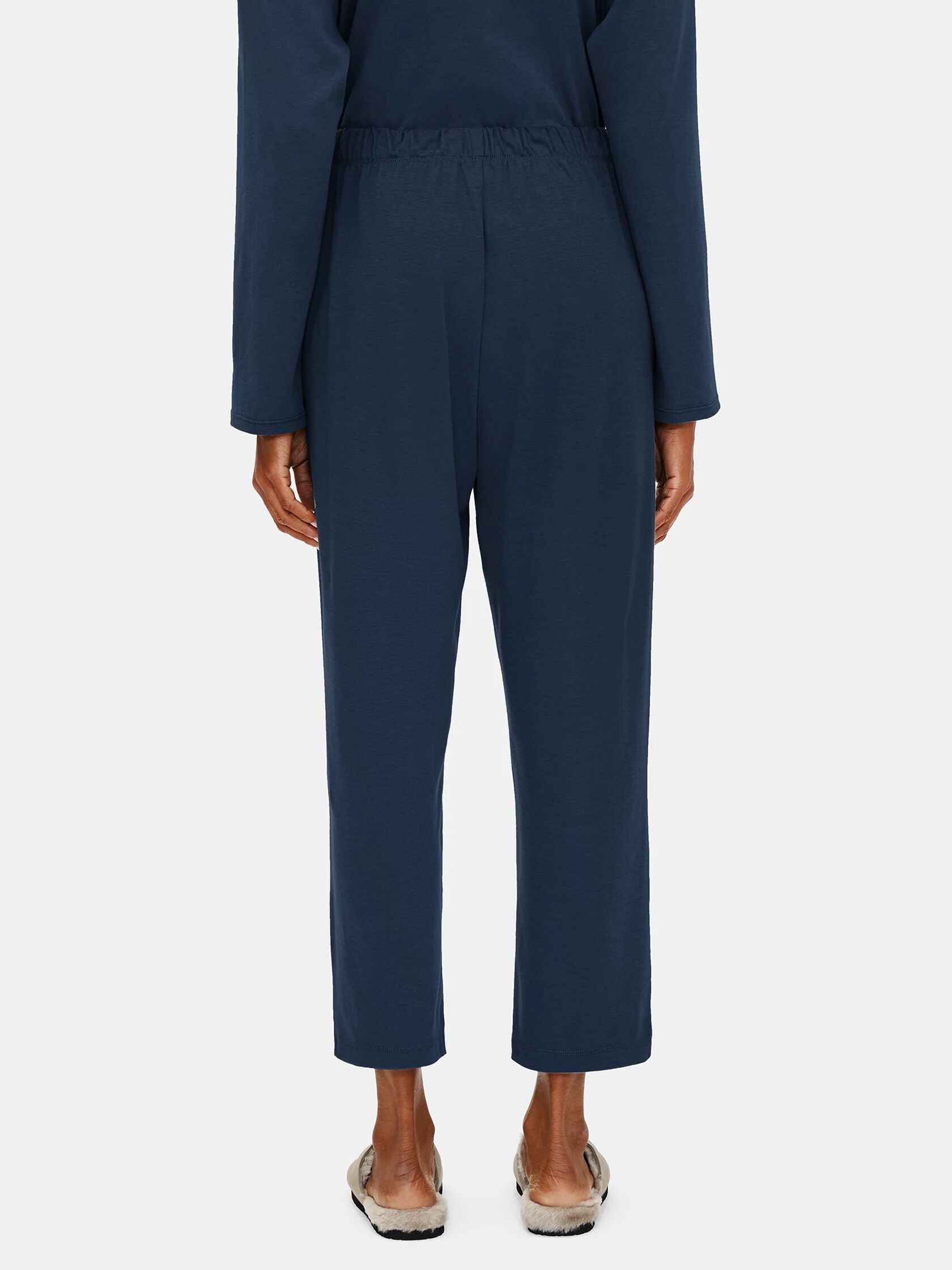 Cozy Organic Cotton Interlock Slouchy Pant