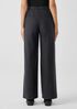 Soft Wool Flannel Wide-Leg Pant