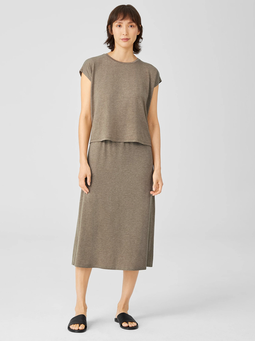 Fine Jersey Straight Skirt