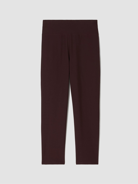 Washable Stretch Crepe High-Waisted Pant