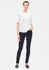 System Organic Cotton Slub Elbow-Sleeve Tee