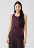 Crushed Cupro Scoop Neck Tank