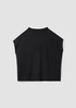 Organic Cotton French Terry Funnel Neck Top