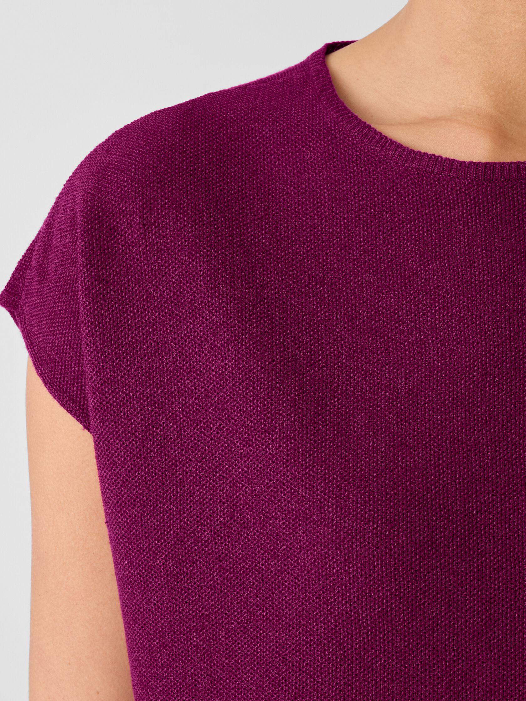 Organic Linen Cotton Square Top