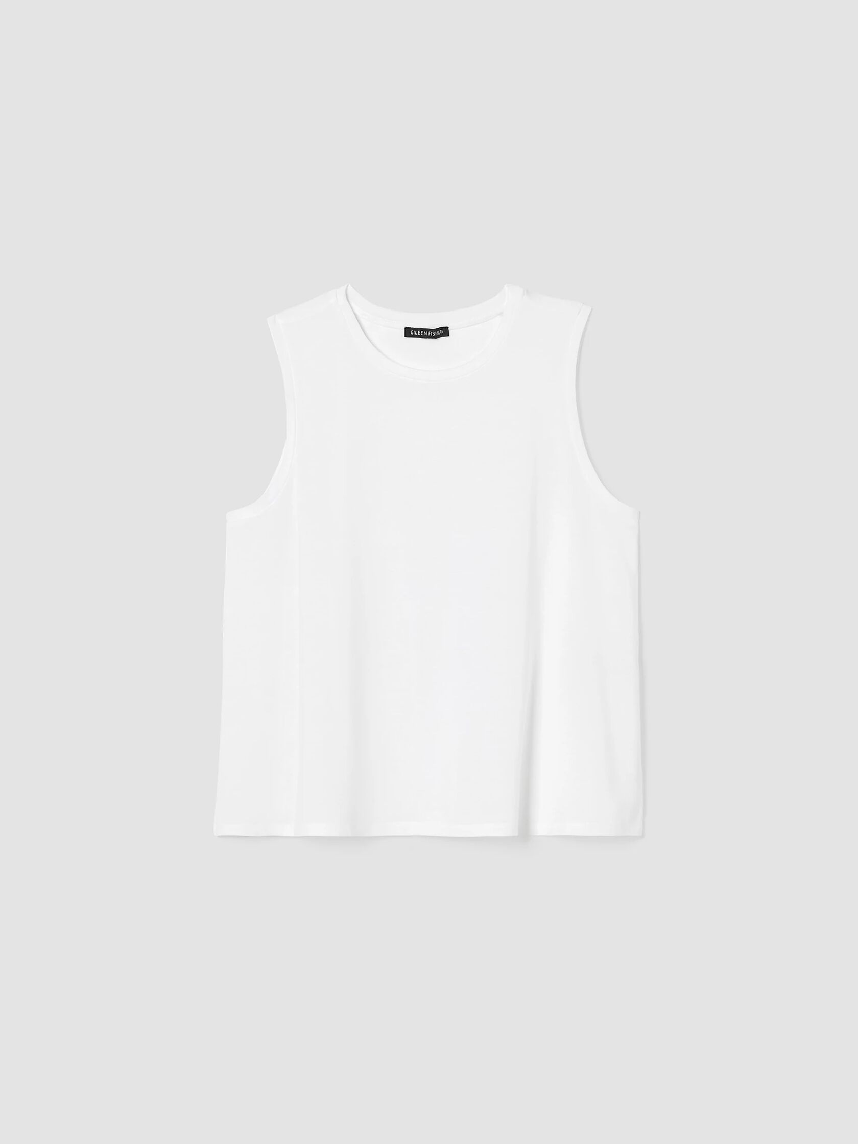 Fine Jersey Crew Neck Tank