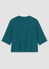 Fine Jersey Column-Sleeve Top