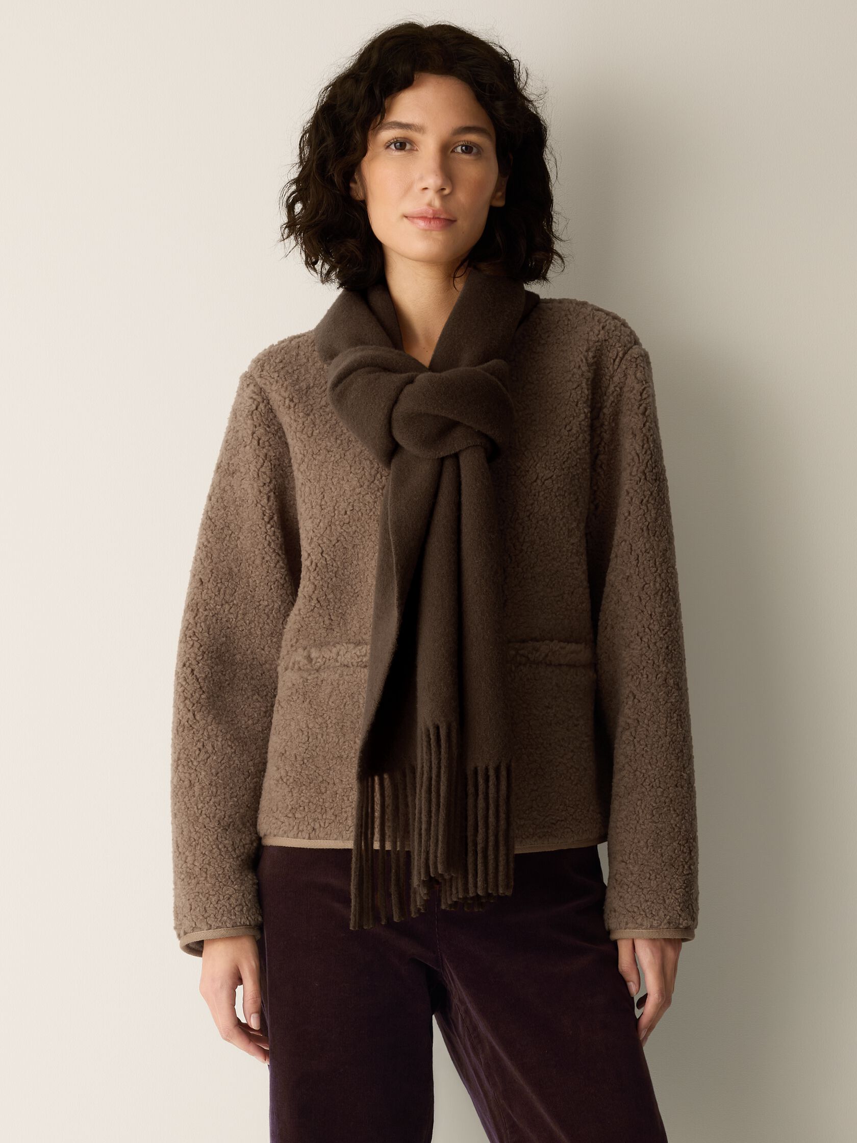 Cozy Woven Wool Scarf