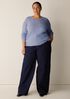Superfine Merino Crew Neck Top in Regenerative Wool