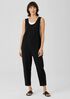 Traceable Cotton Jersey Slouchy Jumpsuit