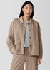 Garment-Dyed Utility Cotton Classic Collar Jacket