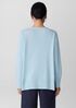 Organic Linen Cotton Slub V-Neck Top