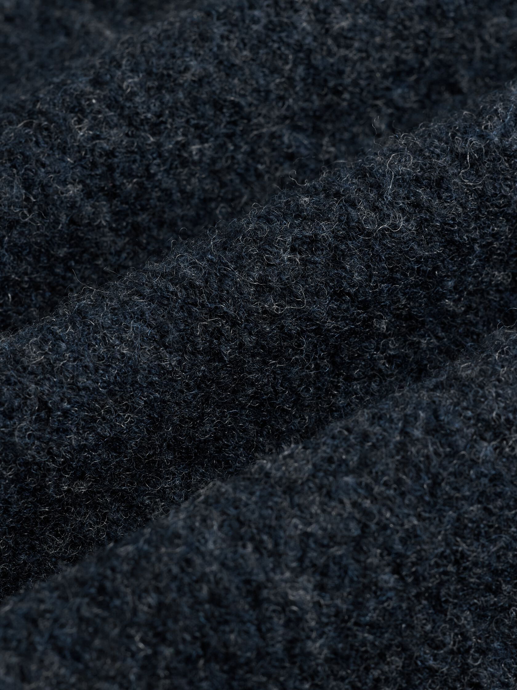 Lightweight Boiled Wool Shawl Collar Vest in Regenerative Wool
