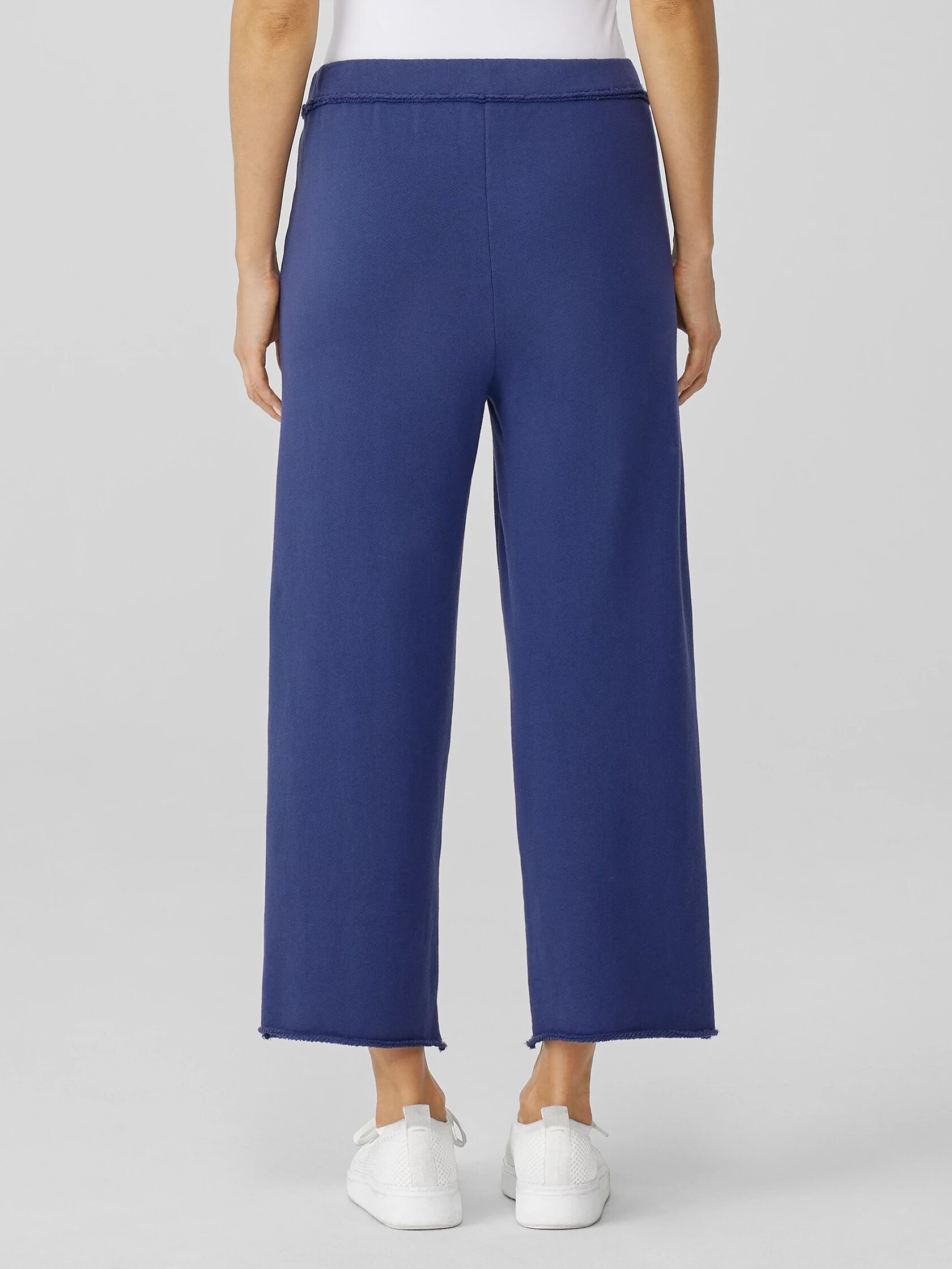 Lightweight Organic Cotton Terry Straight Pant