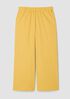 Organic Cotton Pucker Wide-Leg Pant