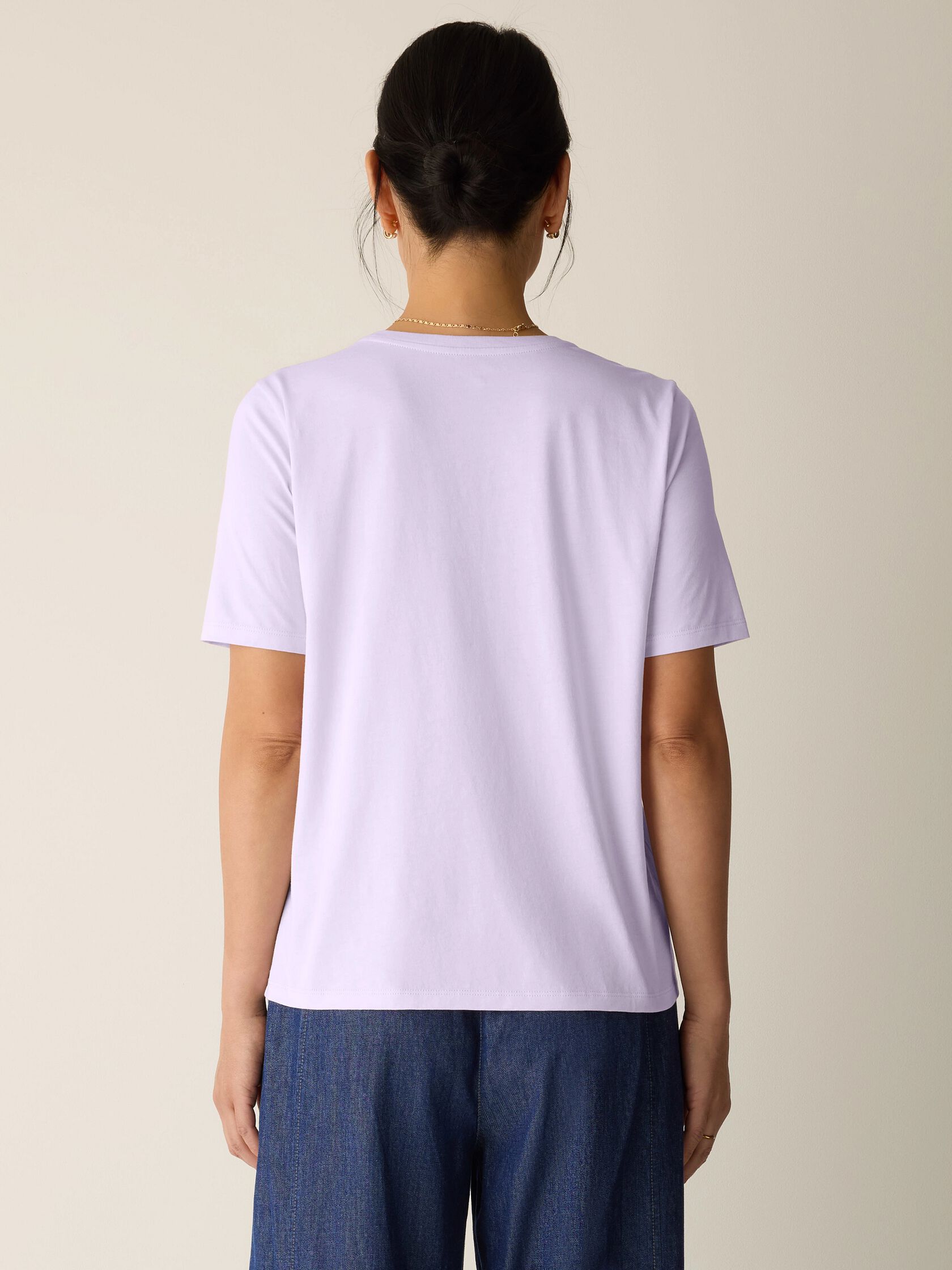 Organic Pima Cotton Jersey Round Neck Tee