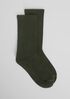 Loopy Terry Cotton Crew Sock