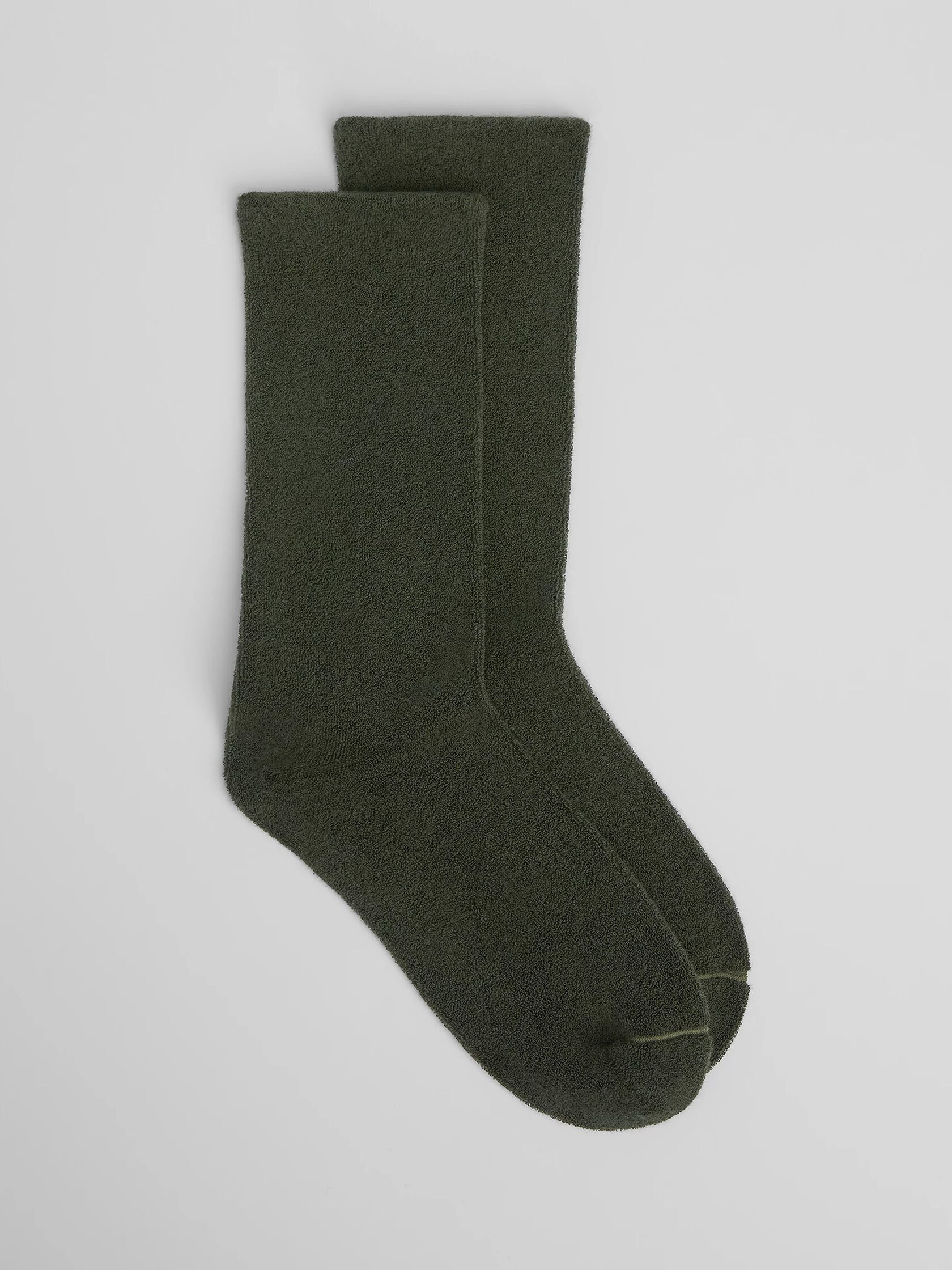 Loopy Terry Cotton Crew Sock