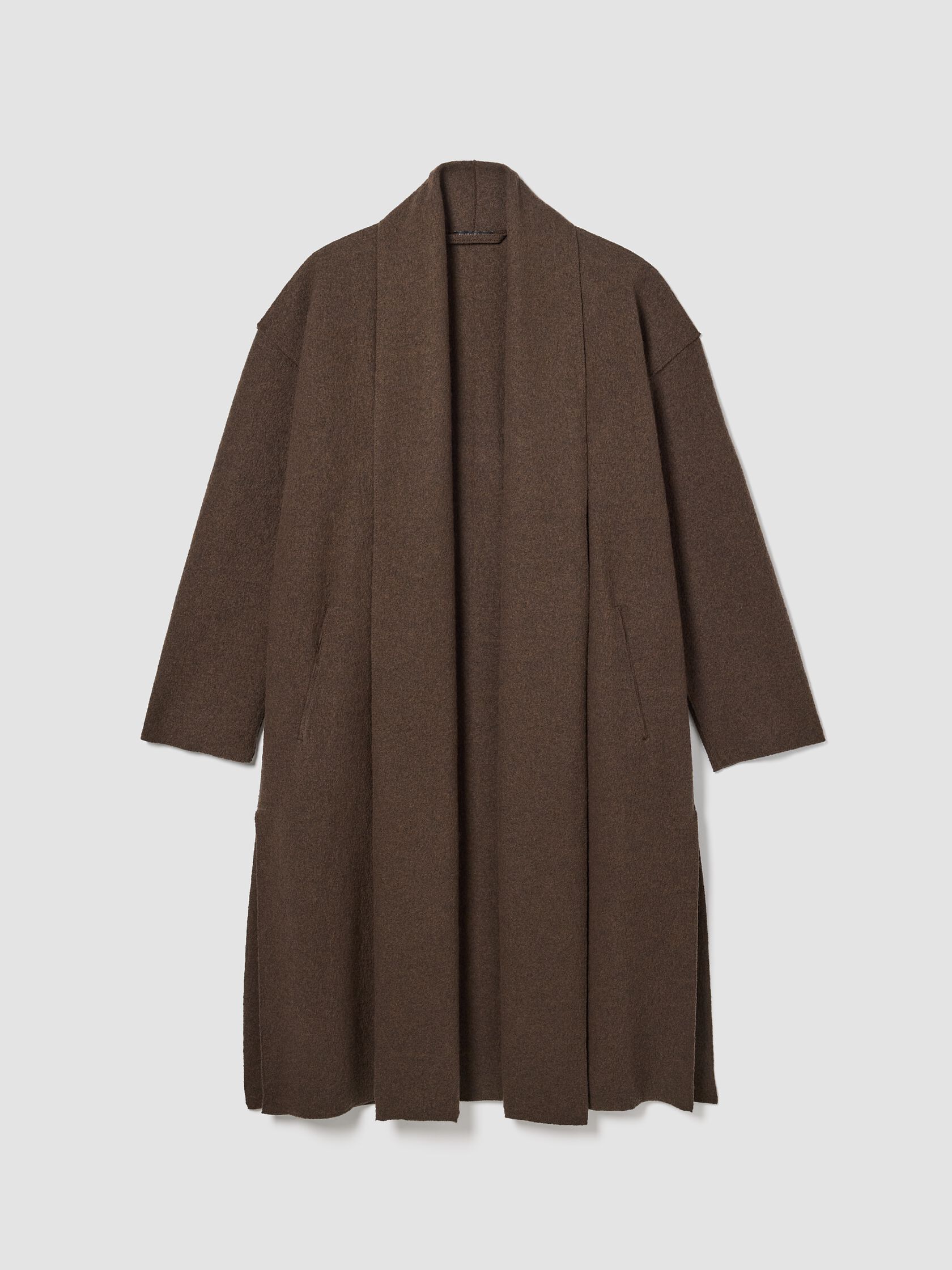 Lightweight Boiled Wool Icon Coat in Regenerative Wool