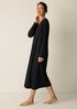 Organic Cotton Interlock V-Neck Sleep Dress