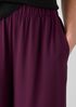 Silk Georgette Crepe Wide-Leg Pant
