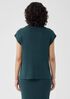 Merino Turtleneck Top in Regenerative Wool