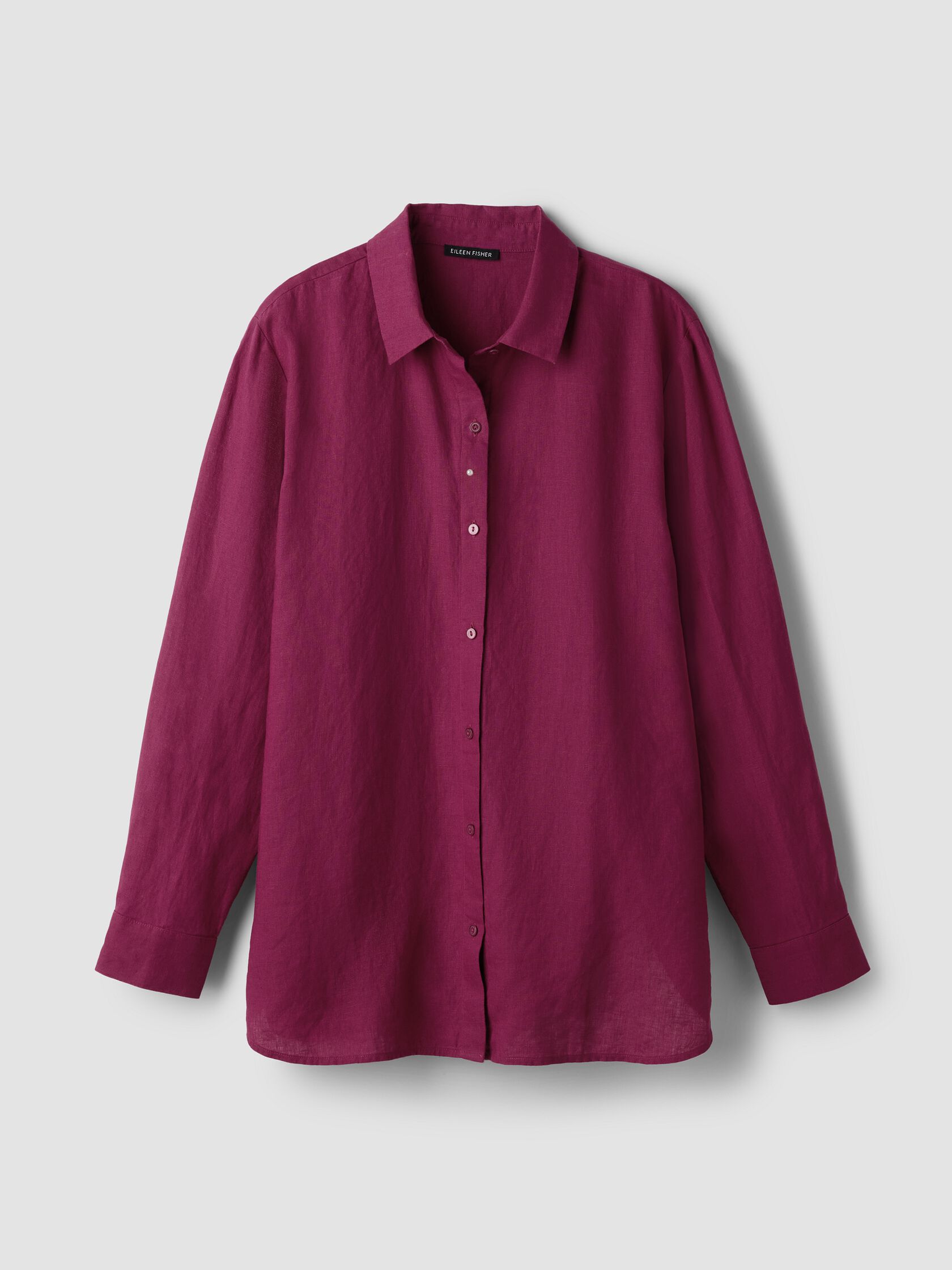 Organic Handkerchief Linen Classic Collar Shirt