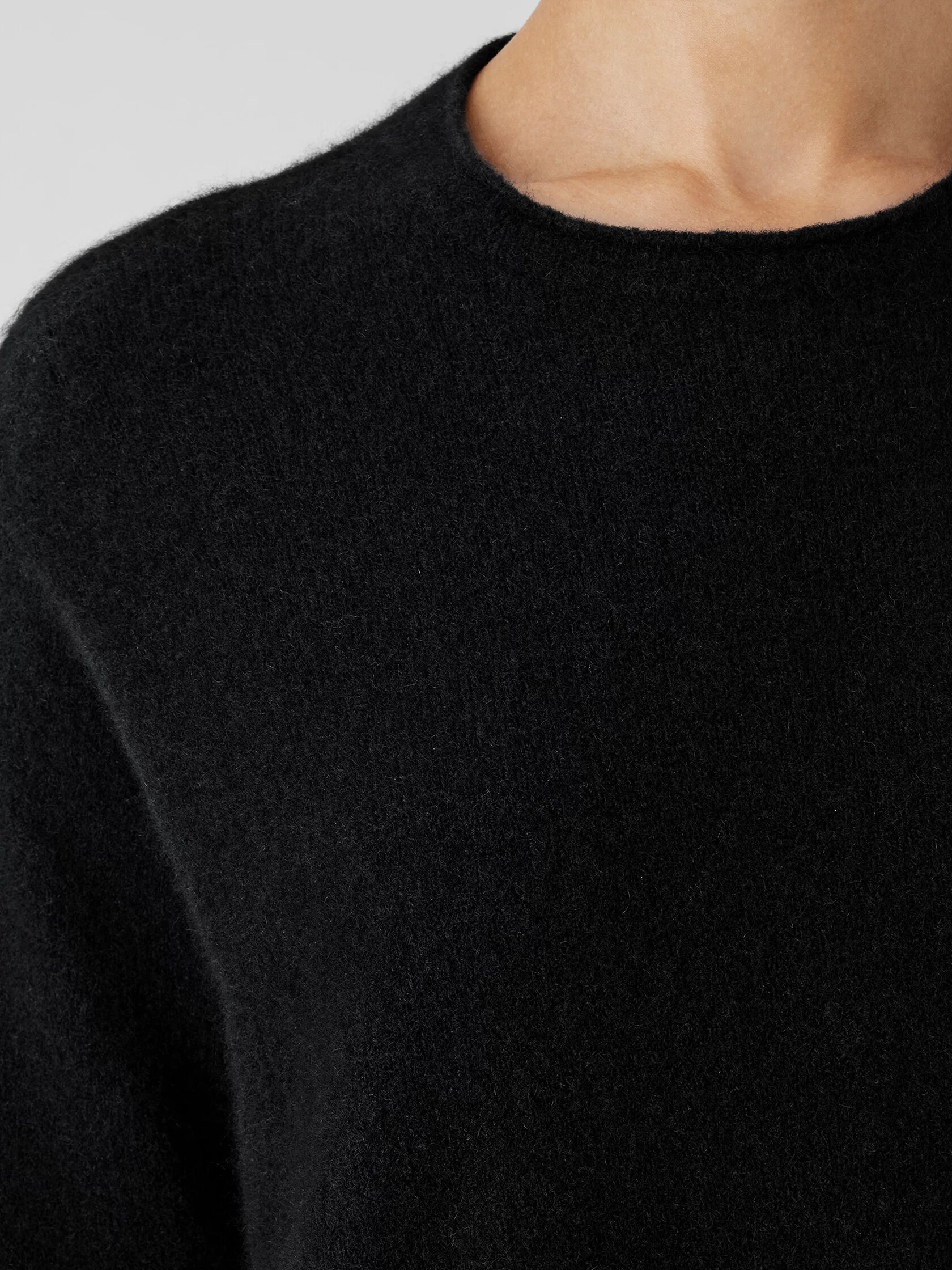 Cashmere Silk Bliss Crew Neck Top