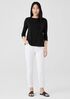 Organic Pima Cotton Jersey Long-Sleeve Tee