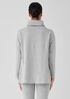 Cozy Brushed Terry Hug Funnel Neck Long Top