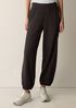 Waffle Cotton Blend Doubleknit Lantern Jogger Pant