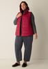 Eggshell Recycled Nylon Stand Collar Vest