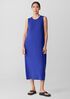 Stretch Jersey Knit Round Neck Dress