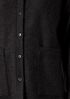 Soft Wool Flannel Mandarin Collar Shirt