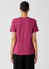 Organic Pima Cotton Jersey Round Neck Tee