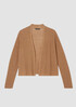 Organic Linen Cotton Tuck Cropped Cardigan