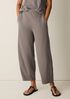Garment-Dyed Organic Cotton Terry Lantern Pant