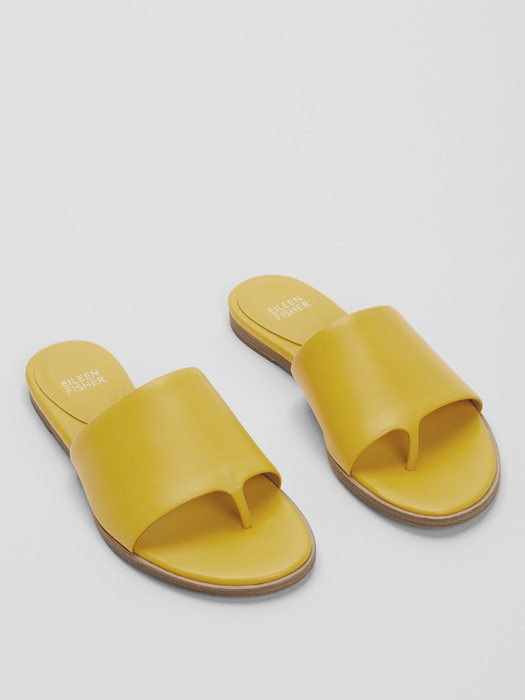 Edge Nappa Leather Slide