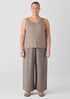 Stretch Silk Jersey Scoop Neck Tank