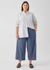 Airy Organic Cotton Twill Wide Trouser Pant
