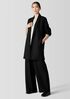 Felted Wool Jersey Long Blazer in Regenerative Wool