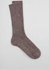 Organic Cotton Marled Slouchy Sock