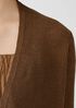 Organic Linen Cotton Airy Tuck Cropped Cardigan