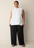 Organic Handkerchief Linen Sleeveless Shirt