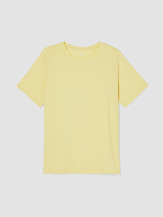 Organic Pima Cotton Jersey Round Neck Tee