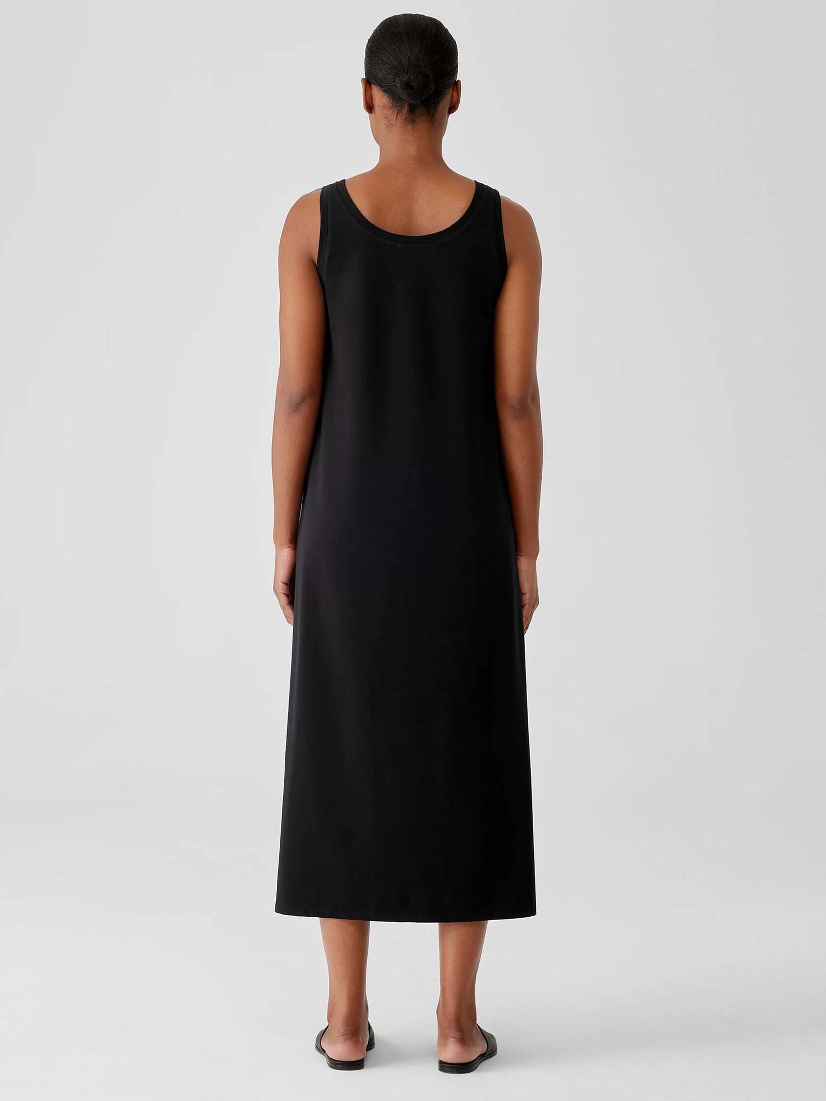 Pima Cotton Stretch Jersey Tank Dress